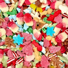 Christmas Sweet Mix Pick n Mix Stocking Filler Jelly Santa Gifts1 KILO share bag
