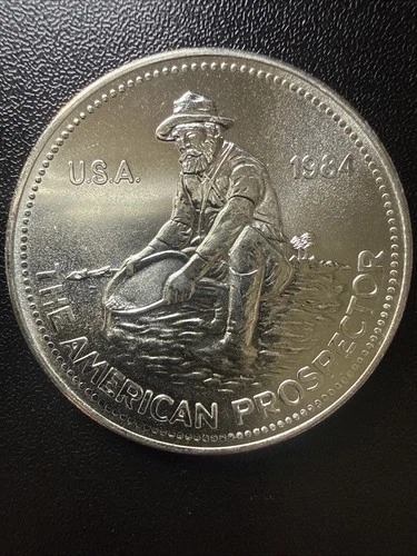 1984 Engelhard the American Prospector 1 oz .999