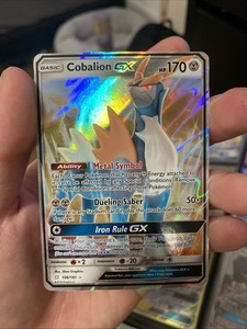 Cobalion GX - 106/181 - Pokemon Team Up Sun & Moon Ultra Rare Card NM