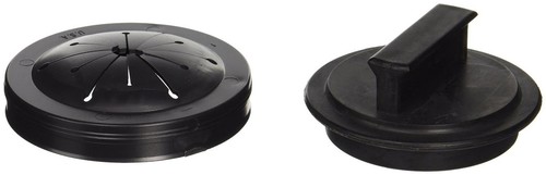Waste King Black Disposer EZ Mount Garbage Disposal Stopper and Splash Guard 