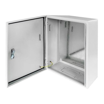 Steel 12x12x6'' Heavy-Duty Outdoor Electrical Box IP65 Wall Mount Junction Box
