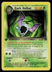 Dark Golbat 24/82 Team Rocket 1st Edition