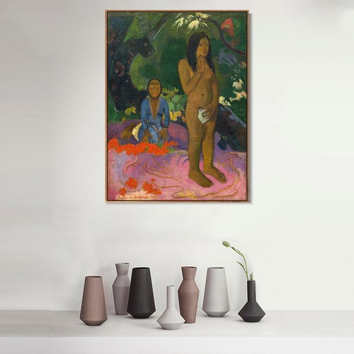 Framed Print a Pair of Those pa Varua Ino (Words of the Devil) by Paul Gauguin - Picture 6 of 22