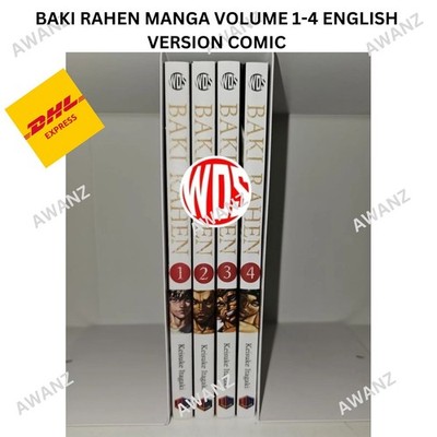 Baki Rahen Manga Englisch Band 1-4 Komplettsatz Comics Neu von Itagaki Keisuke