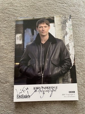 Christian Clarke - John Partridge - EastEnders - signed Autogramm undedicated