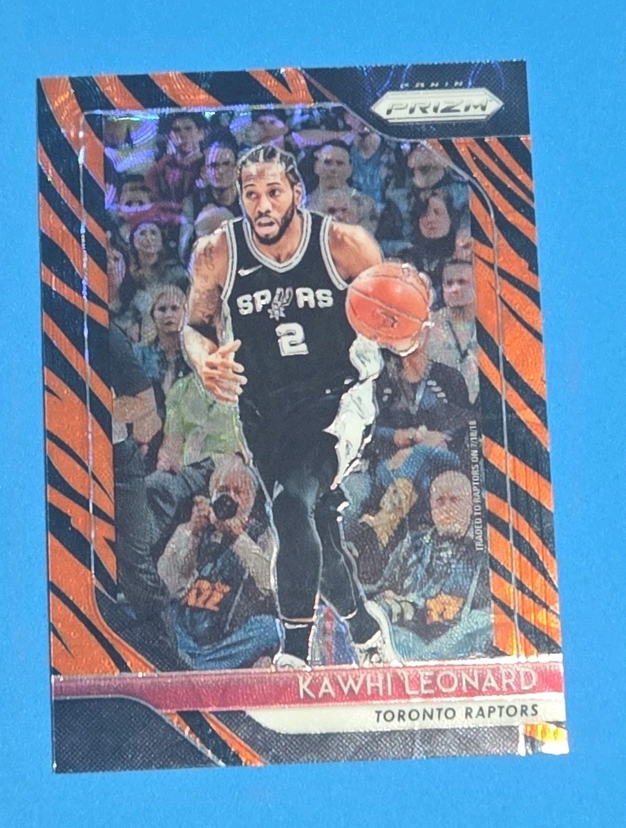 2018-19 Prizm Choice Tiger Stripe Kawhi Leonard #53 Spurs Raptors Clipper