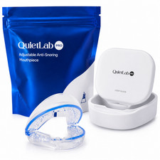 QuietLab PRO Anti Snoring Mouthpiece Adjustable Custom Fit BPA Free Sleep Aid
