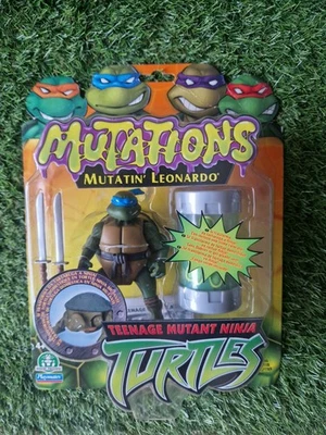 Playmates TMNT Mutations Mutatin’ Leonardo figurine Année 90!! - Photo 1/2