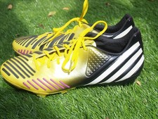Yellow Adidas Predator Lethal Zones Firm Ground Football Boots UK 6