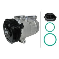 Klimakompressor 12 V Ø 119 Mm Hella Thermo-Expertise FüR U.A. Renault Megane