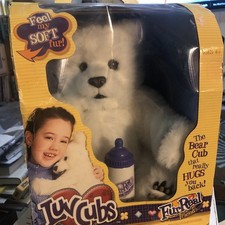 Tiger FUR REAL FRIENDS LUV CUBS Polar Bear PLUSH HASBRO NEW SEALED 2004 RARE  