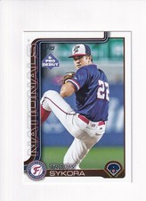 2025 Topps Pro Debut PRO DEBUT TRAVIS SYKORA (X)