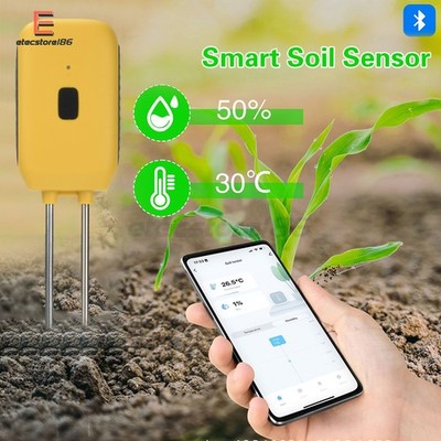 Waterproof Tuya Bluetooth Soil Tester Moisture Meter Temperature Humidity Sensor