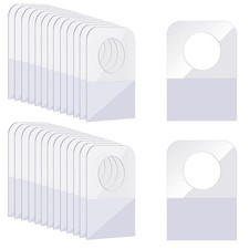 500 Pcs Hang Tags 1.3 0.9 Inch Hang Tabs Round Hole Hanging Tabs Retail Self