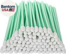 200 Pcs Foam Swab Cleaning Swabs, 6.4 Inch Multi-Purpose Tips for Gun, Painting,
