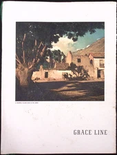 Jun 9 1968 Grace Line SS Santa Rosa Dinner Menu English-Spanish 10x13"