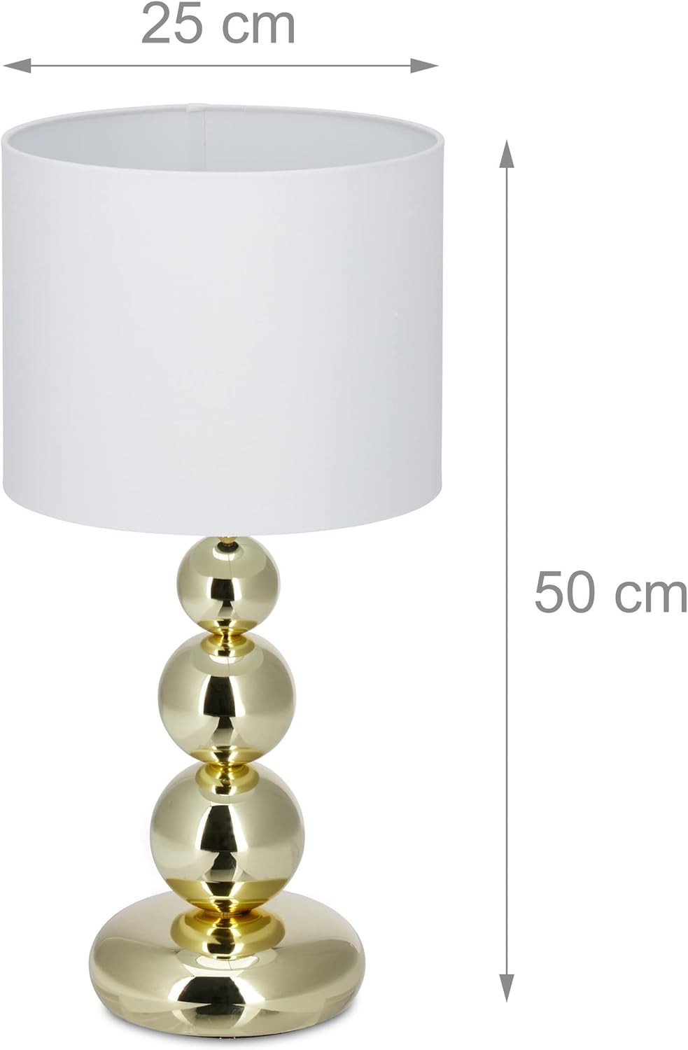 Lampada Oro Design Rotondo E27 - Prezzo Outlet Camera Letto - 4