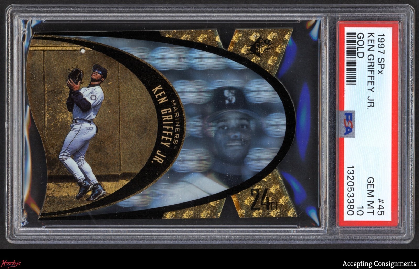 1997 SPx Gold #45 Ken Griffey Jr. MARINERS PSA 10 GEM MINT POP 3!