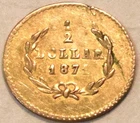 Photo of a 1871 California Fractional Gold from an eBay listing that sold on Apr 19, 2026