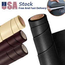 Self Adhesive Vinyl Faux Leather Fabric Repair Patch Kit for Car seat Sofas