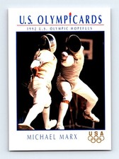 #43 1992 Impel Olympicards  Michael Marx