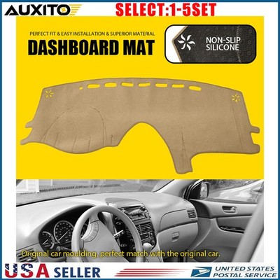 Fit 04-10 Toyota Sienna Dash Cover beige Mat Dashboard Pad Carpet