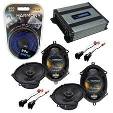 Ford F-250/350/450/550/650/750 99-04 Speaker Upgrade Harmony 2 R68 HA-A400.4 Amp