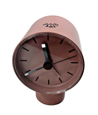 Ikea Bondtolvan Alarm Clock Analog Pale Pink by Aaron Probyn 5'' x 3.5'' New NWOB
