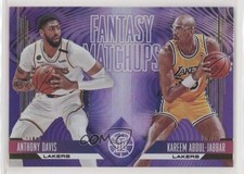 2019 Panini Illusions Fantasy Matchups Anthony Davis Kareem Abdul-Jabbar HOF 6o3