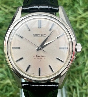 SEIKO Skyliner 21 Jewel Handaufzug Vintage Herrenuhr 37mm Rare Ltd