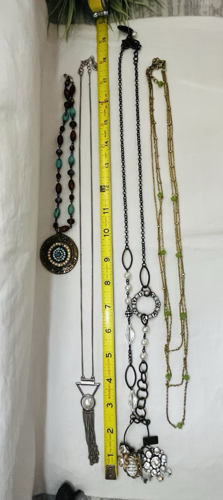 Plunder Boho Prayer Charm Statement Necklace Lot … - image 14