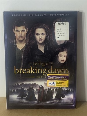 The Twilight Saga Breaking Down Part 2 DVD Stewart Lautner Greene W/slipcover