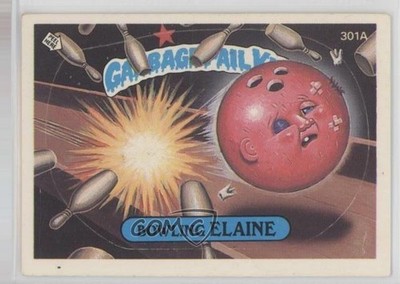 1987 Topps Garbage Pail Kids Series 8 Bowling Elaine (One Star Back) #301a 1mc0