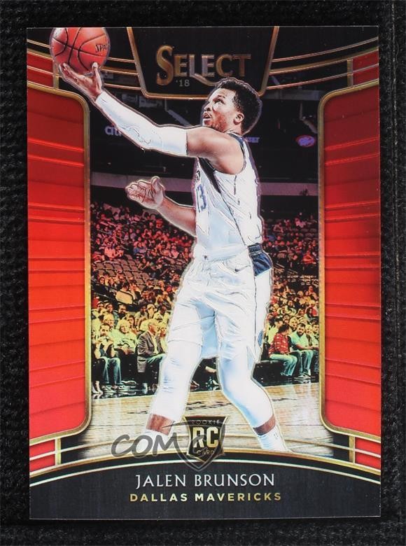 2018-19 Panini Select Concourse Red Prizm 170/199 Jalen Brunson #8 7zf