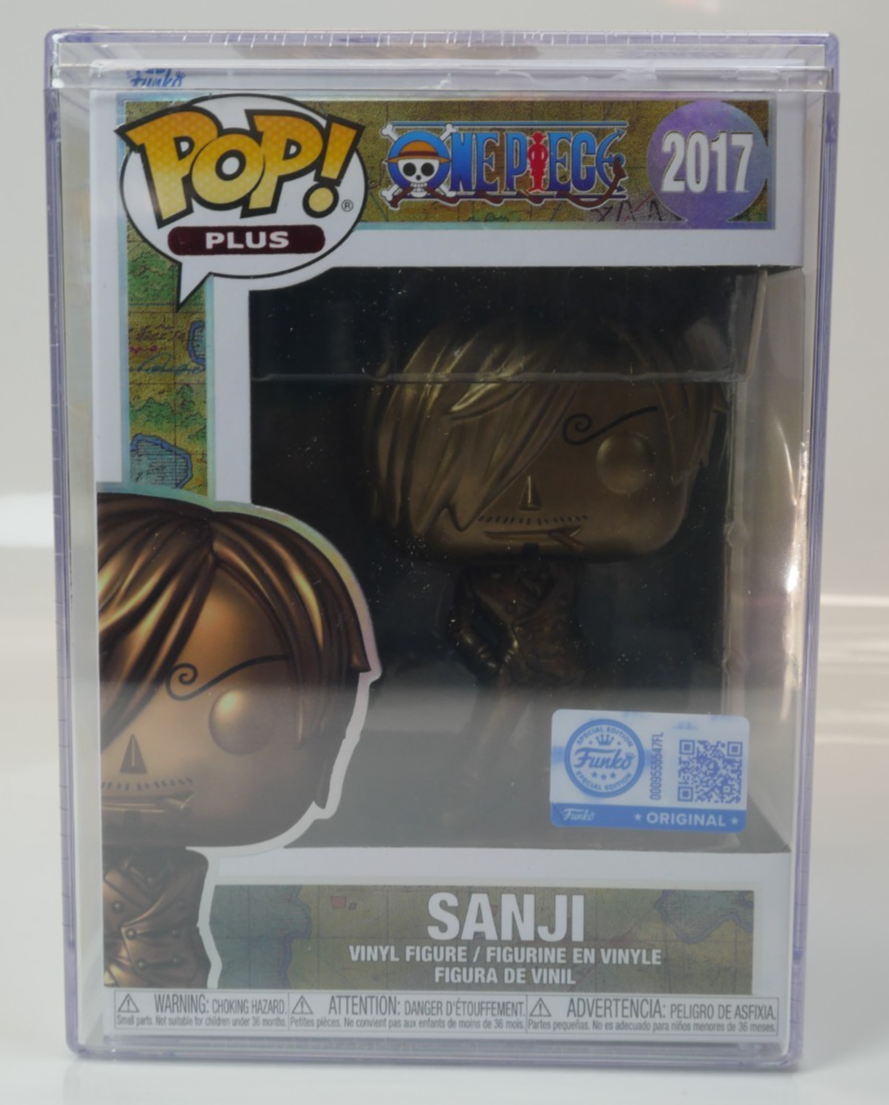 FUNKO Pop! Plus Sanji Statue (Bronze) with Hard Protector & Box