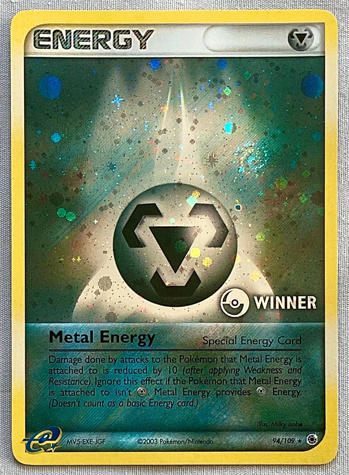 Pokémon Metal Energy #94/109 - Winner - 2003 EX Ruby & Sapphire Promo - NM to MT