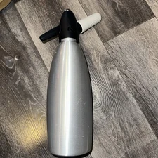 NEW CAMPARI Aluminum iSi Soda/Seltzer Siphon 1 Liter, Read Below Descrp