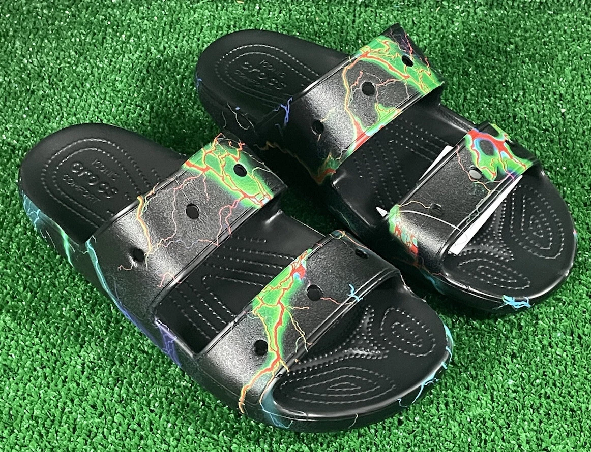 Crocs Classic Out of this World Sandal Men s Sz 12 Black With