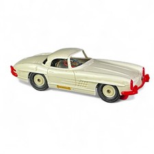 Vintage ITC Ideal Sports Car 300-SL Mercedes Slot Car 300SL White