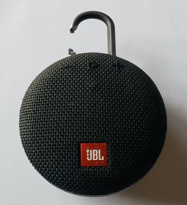 Black JBL Clip 3 Portable Wireless 