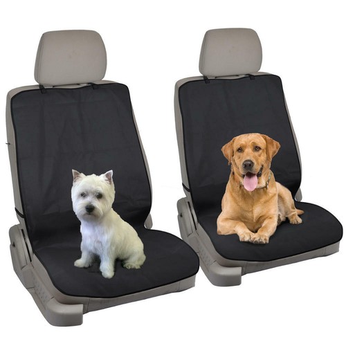 Front Rear Seat Covers for Dogs Pets Travel Car Truck Van SUV Auto Universal Fit - Picture 4 of 86