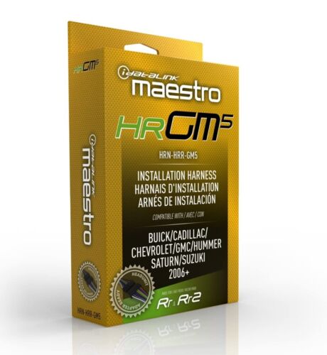 idatalink GM5 HRN-HRR-GM5 Plug & Play Wire T-Harness Wiring Maestro for 06+ GM - Picture 8 of 8