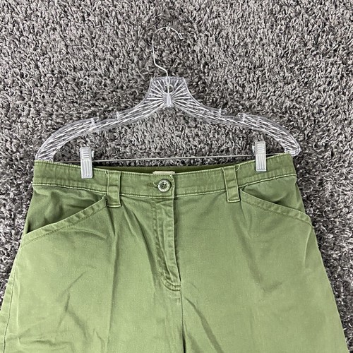 L. L. Bean Classic Fit Green Shorts Women’s 12 - Picture 5 of 10