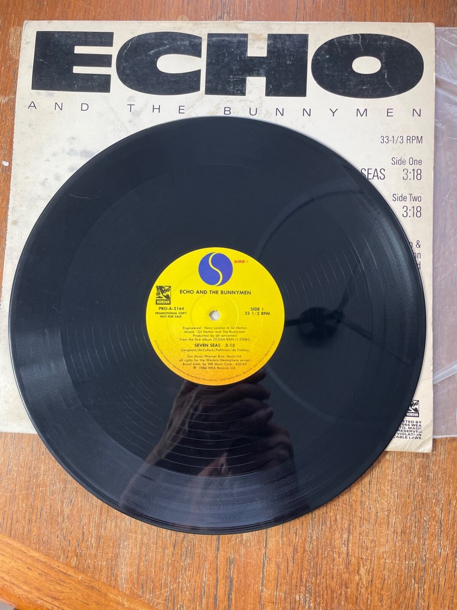 Echo And The Bunnymen – Seven Seas LP (Promo) Single PRO-A