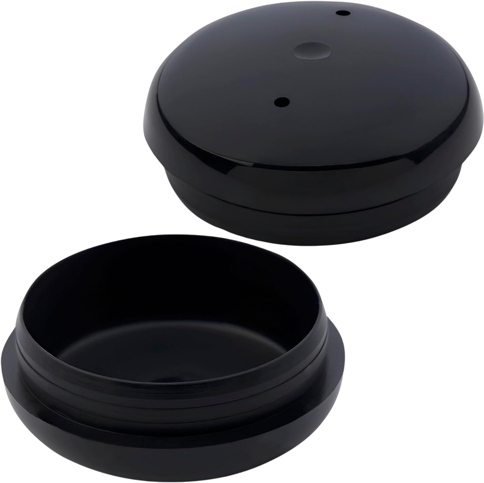 11/2" Wrought Iron Patio Furniture Feet Caps round Plastic Outdoor