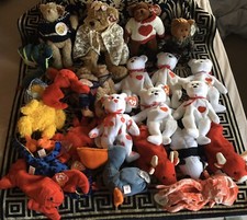 Lot of 22 Collectible Ty Beanie Babies 90’s