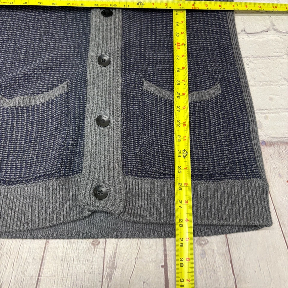 Rag & Bone Men Chunky Cardigan Sweater Top Size Small Cotton Wool Blend D009 -24 - Image 3 of 4