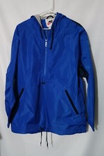 Mens Nike blue zipper hoodie windbreaker medium M