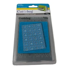 Cricut Cuttlebug Embossing Folder Snow Dots Provo Craft 37-1901