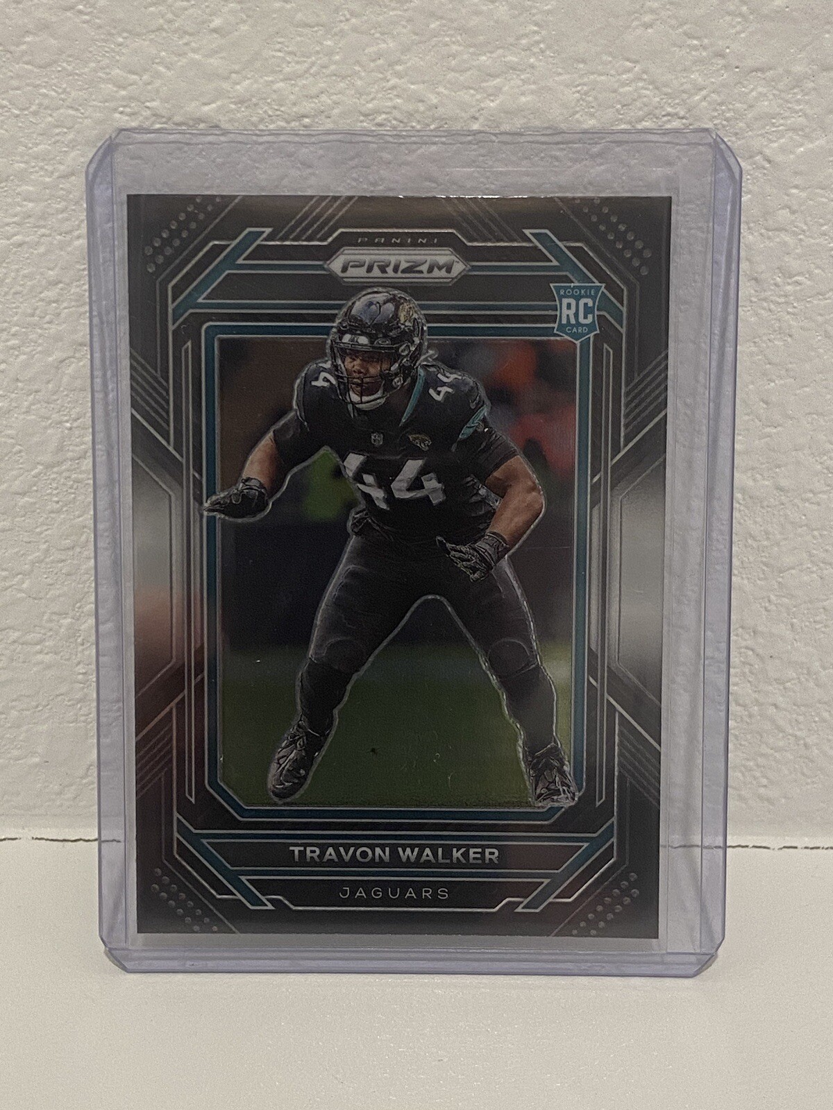 TRAVON WALKER 2022 CHRONICLES PRIZM BLACK FOOTBALL SILVER ROOKIE RC PB-21